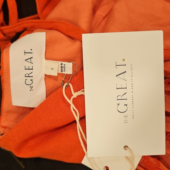 💕THE GREAT.💕 The Camelia Dress ~ Begonia Size 2 = Medium NWT - Picture 15 of 16